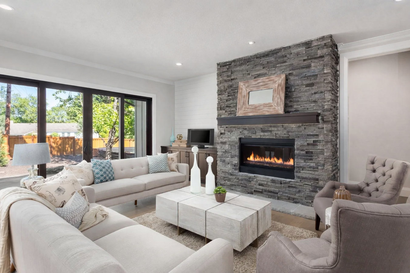 Fireplace installation in Port St. Lucie, FL